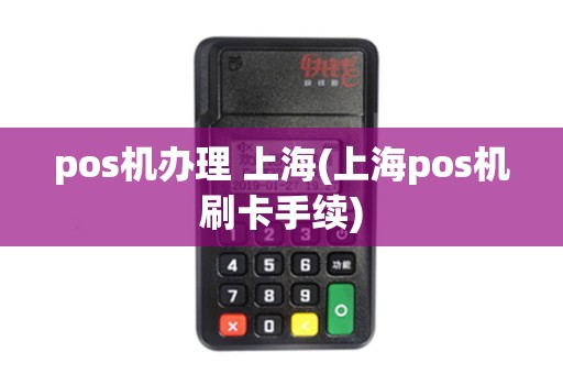 pos机办理 上海(上海pos机刷卡手续)