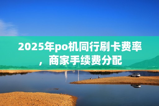 2025年po机同行刷卡费率，商家手续费分配