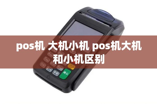 pos机 大机小机 pos机大机和小机区别