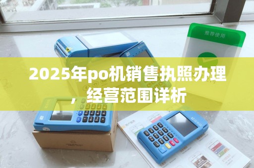 2025年po机销售执照办理，经营范围详析