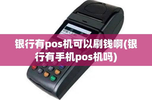 银行有pos机可以刷钱啊(银行有手机pos机吗)