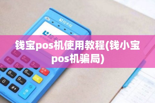 钱宝pos机使用教程(钱小宝pos机骗局)