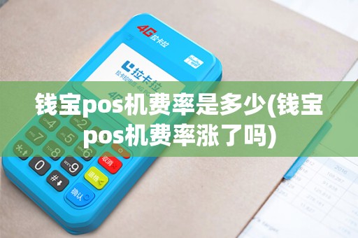 钱宝pos机费率是多少(钱宝pos机费率涨了吗)