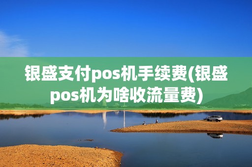 银盛支付pos机手续费(银盛pos机为啥收流量费)
