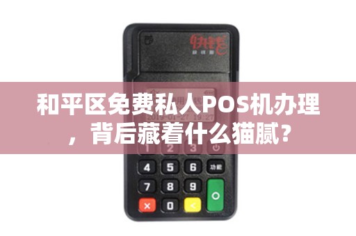 和平区免费私人POS机办理，背后藏着什么猫腻？