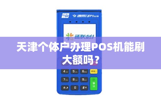 天津个体户办理POS机能刷大额吗？
