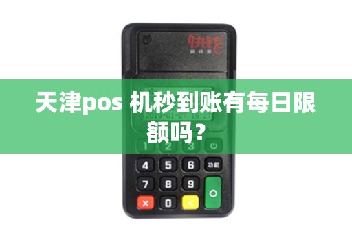 天津pos 机秒到账有每日限额吗？