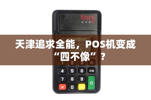 天津追求全能,POS机变成“四不像”?