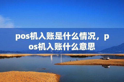 pos机入账是什么情况，pos机入账什么意思