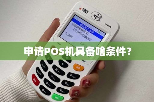 申请POS机具备啥条件？