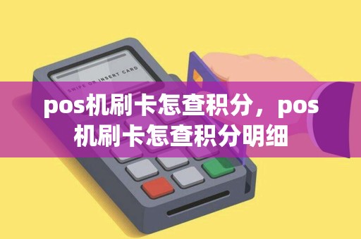 pos机刷卡怎查积分，pos机刷卡怎查积分明细