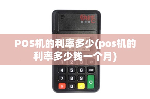 POS机的利率多少(pos机的利率多少钱一个月)