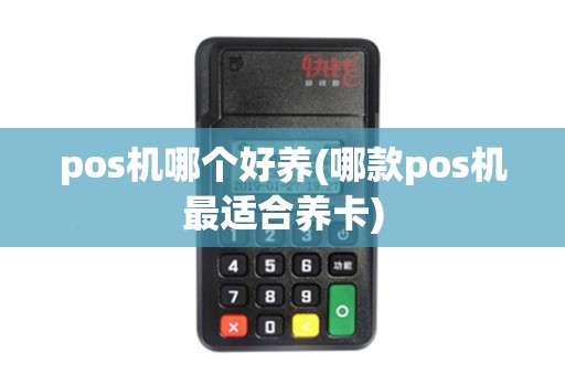 pos机哪个好养(哪款pos机最适合养卡)