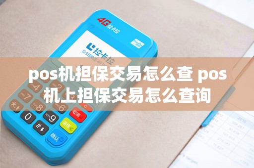 pos机担保交易怎么查 pos机上担保交易怎么查询
