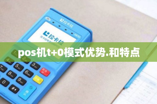 pos机t+0模式优势.和特点