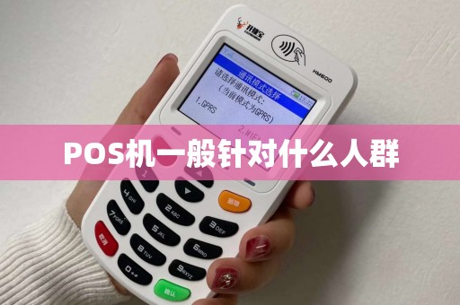 POS机一般针对什么人群