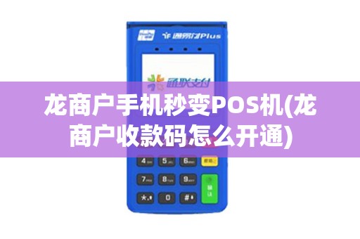 龙商户手机秒变POS机(龙商户收款码怎么开通)