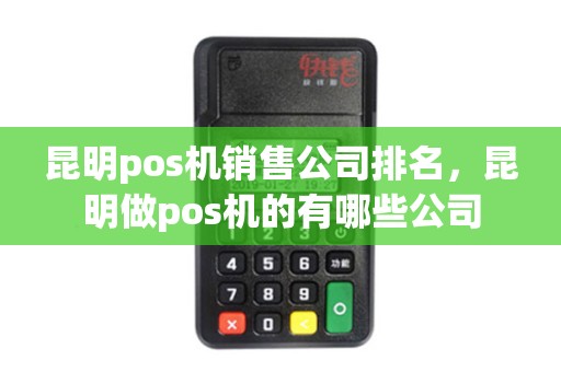 昆明pos机销售公司排名，昆明做pos机的有哪些公司