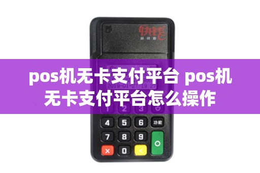 pos机无卡支付平台 pos机无卡支付平台怎么操作