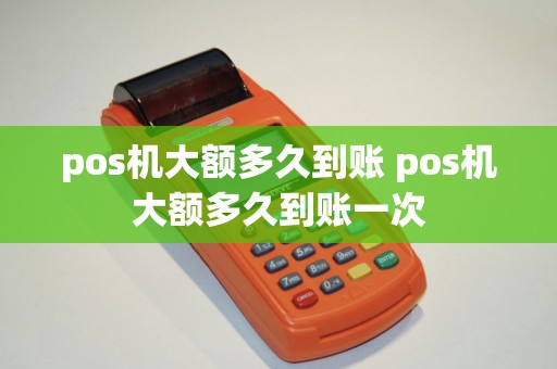 pos机大额多久到账 pos机大额多久到账一次