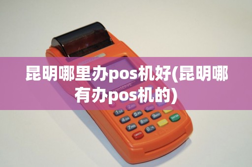 昆明哪里办pos机好(昆明哪有办pos机的)
