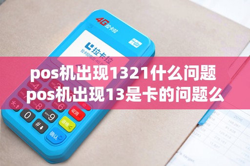 pos机出现1321什么问题 pos机出现13是卡的问题么