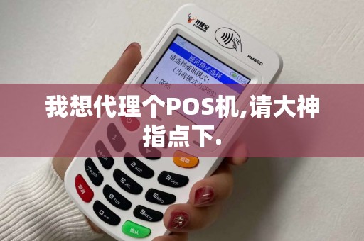 我想代理个POS机,请大神指点下.
