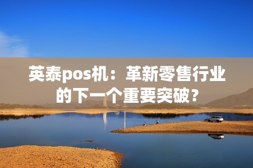 英泰pos机：革新零售行业的下一个重要突破？