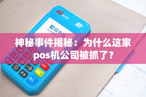 神秘事件揭秘：为什么这家pos机公司被抓了？