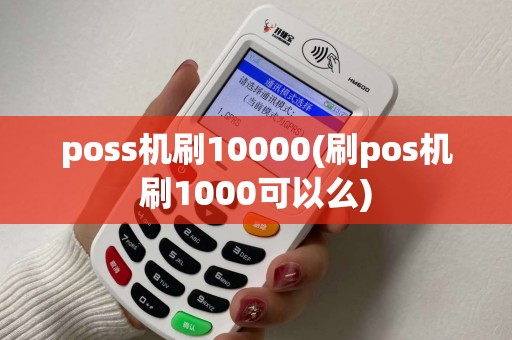 poss机刷10000(刷pos机刷1000可以么)
