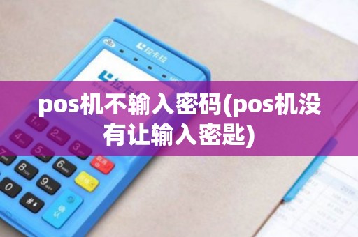 pos机不输入密码(pos机没有让输入密匙)