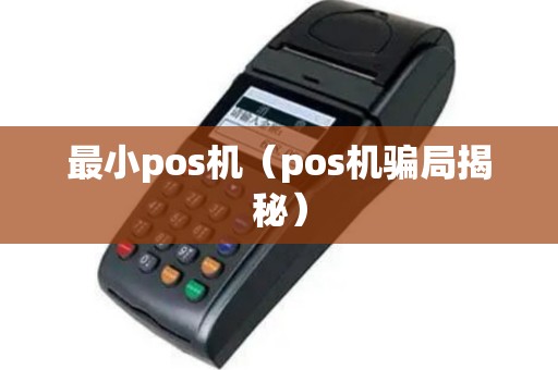 最小pos机（pos机骗局揭秘）