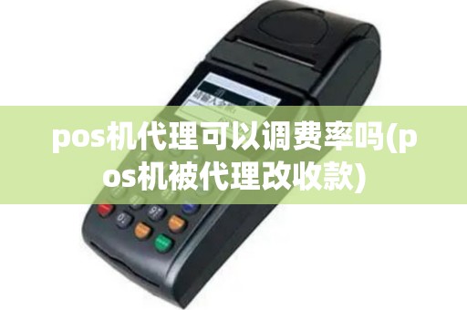 pos机代理可以调费率吗(pos机被代理改收款)