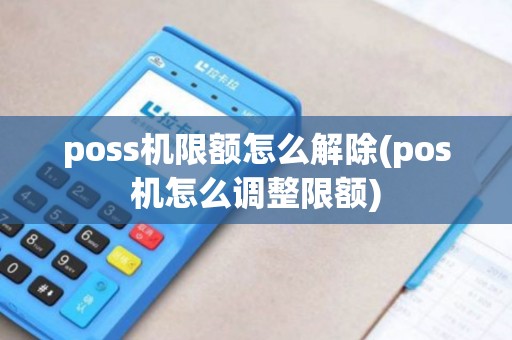 poss机限额怎么解除(pos机怎么调整限额)