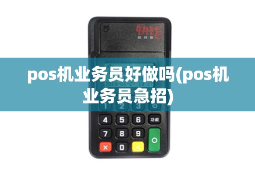 pos机业务员好做吗(pos机业务员急招)