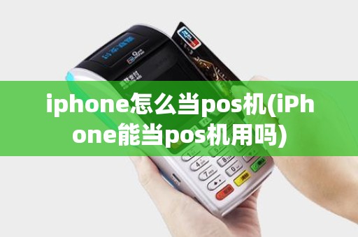 iphone怎么当pos机(iPhone能当pos机用吗)