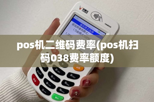 pos机二维码费率(pos机扫码038费率额度)