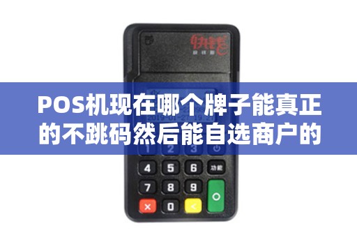 POS机现在哪个牌子能真正的不跳码然后能自选商户的