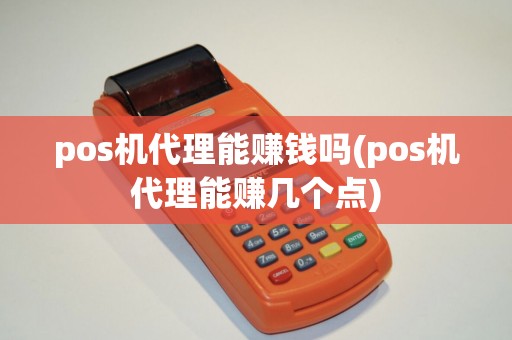 pos机代理能赚钱吗(pos机代理能赚几个点)