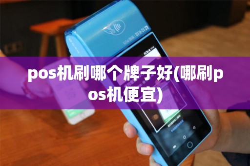 pos机刷哪个牌子好(哪刷pos机便宜)