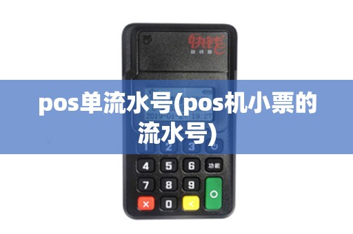 pos单流水号(pos机小票的流水号)