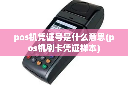 pos机凭证号是什么意思(pos机刷卡凭证样本)