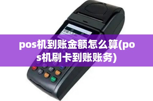 pos机到账金额怎么算(pos机刷卡到账账务)