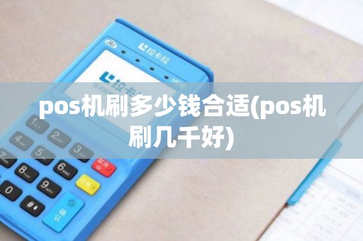 pos机刷多少钱合适(pos机刷几千好)
