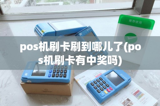 pos机刷卡刷到哪儿了(pos机刷卡有中奖吗)