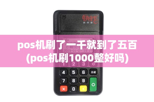 pos机刷了一千就到了五百(pos机刷1000整好吗)