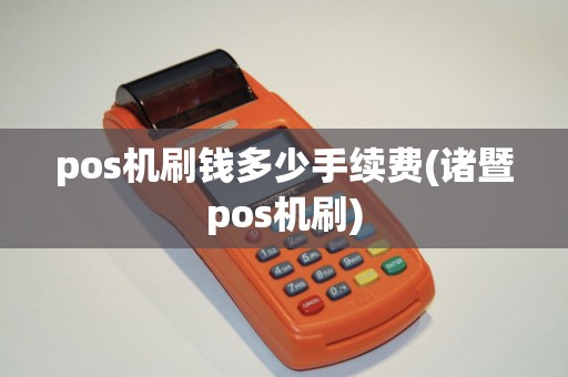 pos机刷钱多少手续费(诸暨pos机刷)