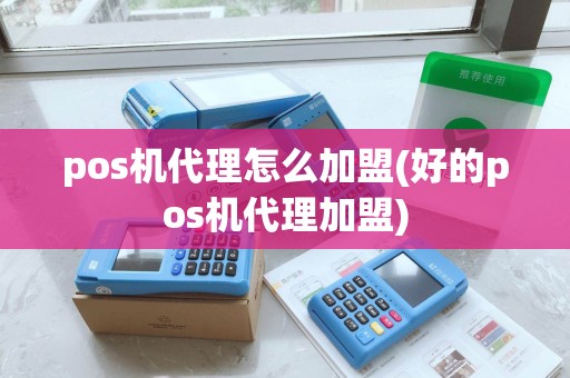 pos机代理怎么加盟(好的pos机代理加盟)