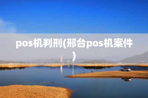 pos机判刑(邢台pos机案件)