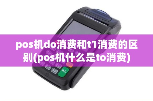 pos机do消费和t1消费的区别(pos机什么是to消费)